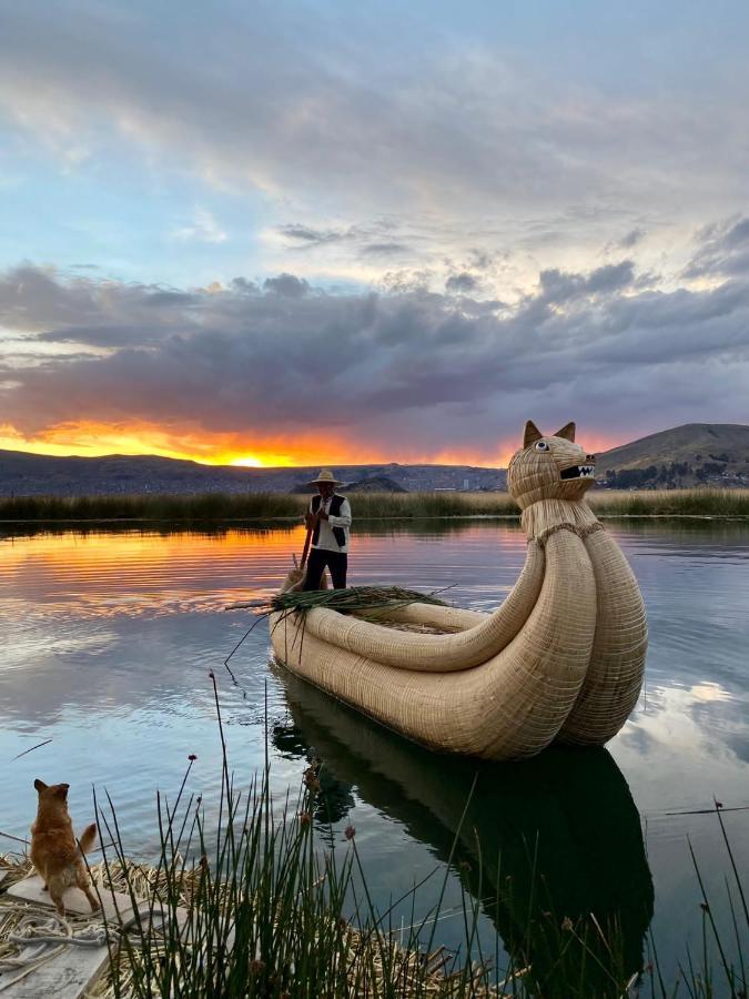 Uros Lodge Peru Puno Buitenkant foto